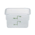 Cambro CamSquare Food Storage Container, Translucent