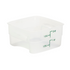 Cambro CamSquares FreshPro Storage Container, 2 qt, Translucent