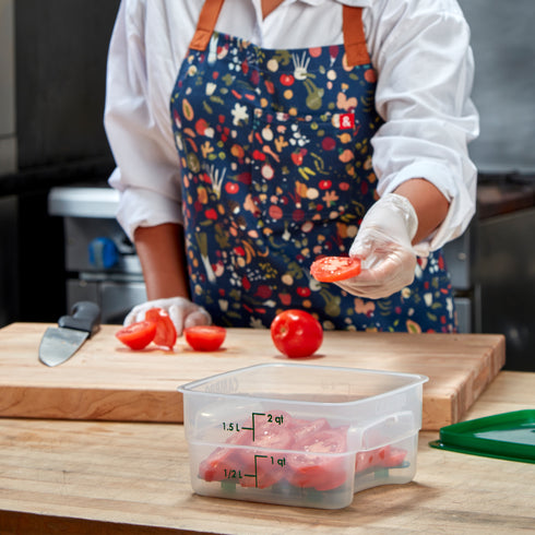 Cambro CamSquares FreshPro Storage Container, 2 qt, Translucent