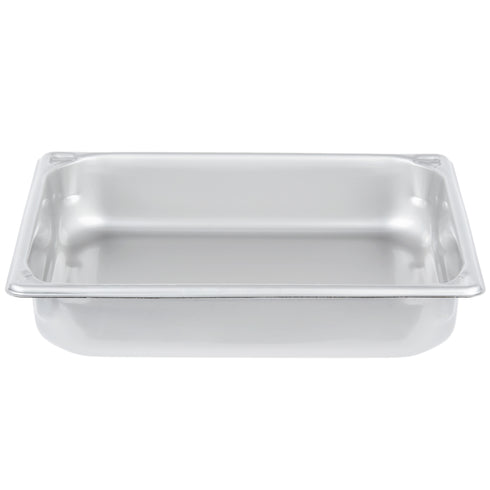 Vollrath | Bac alimentaire robuste demi-taille Super Pan, 2,5 po de profondeur, acier inoxydable de calibre 20