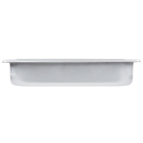 Vollrath | Bac alimentaire robuste demi-taille Super Pan, 2,5 po de profondeur, acier inoxydable de calibre 20