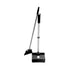 Globe Heavy Duty Lobby Dustpan and Broom Combo, Black