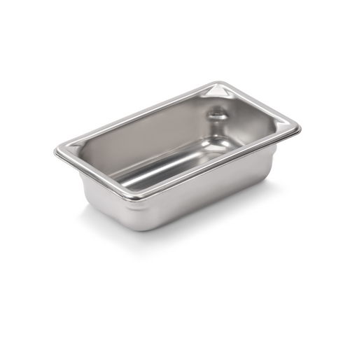 Vollrath Super Pan V 1/9 Size Food Pan, 22 Gauge Stainless Steel