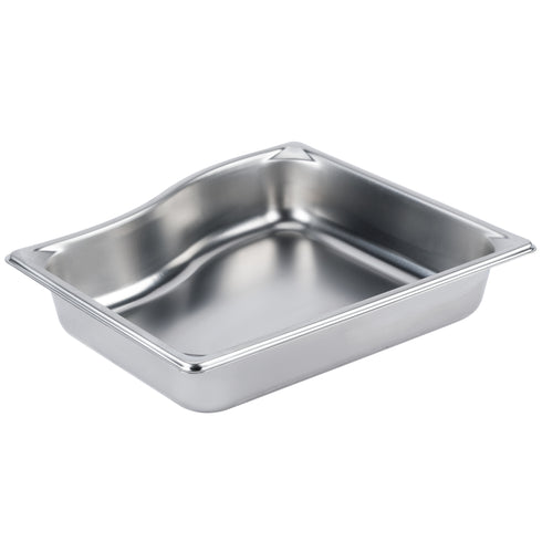 Vollrath Super Pan Half Size Wild Shape Food Pan, 22 Gauge Stainless Steel