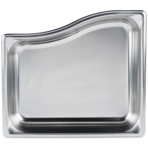 Vollrath Super Pan Half Size Wild Shape Food Pan, 22 Gauge Stainless Steel