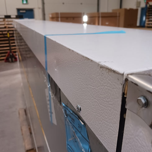 Hussman C2NX12XLPM Merchandiser Refrigerator, Horizontal Air Curtain, 12', White, SCRATCH & DENT FINAL SALE