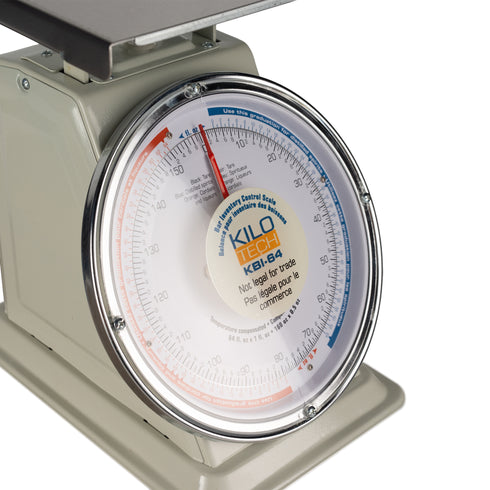 Kilotech | Balance d'inventaire à barre de cadran mécanique KBI 64, 64 fl oz / 10 lb