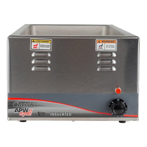 APW Wyott | Réchauffeur de nourriture de comptoir pleine grandeur XPert Classic, 22 pintes, 120 V