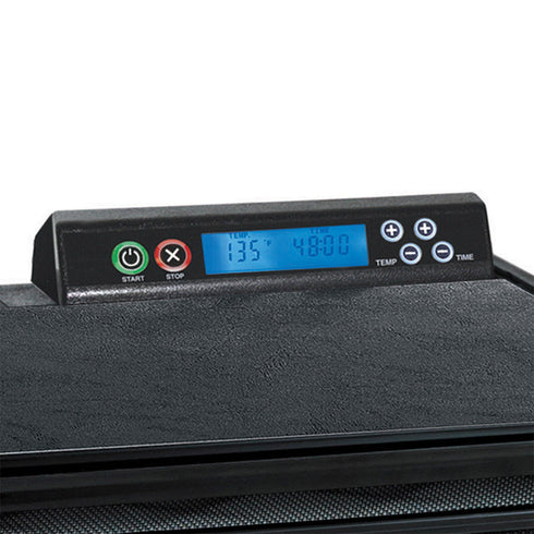 Excalibur 3548CDB Deluxe Digital Dehydrator with Timer, 5 Trays, Clear Door, Black, 120V