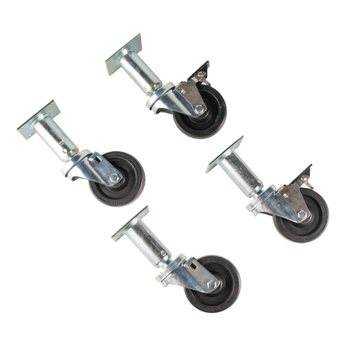Pitco Adjustable Swivel Casters, 9" (4-pack)