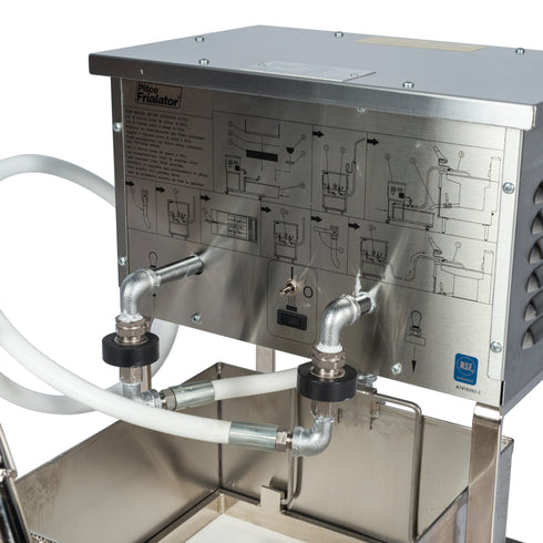 Pitco | Machine portative de filtration d'huile P14, capacité de 55 lb, 120 V