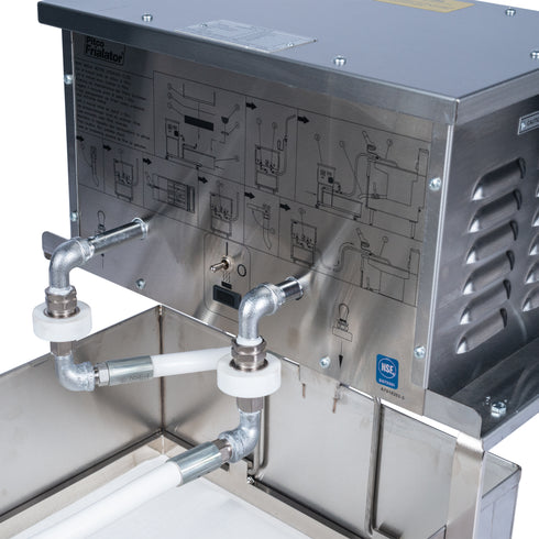 Pitco | Machine portative de filtration d'huile P18, capacité de 75 lb, 120 V