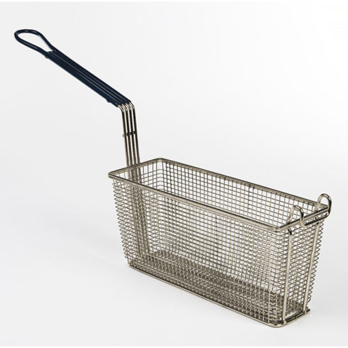 Pitco Fryer Basket, 13 1/4" x 4 1/2" x 5 3/4", Black Handle
