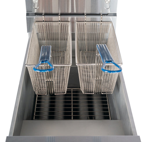 Pitco | Friteuse au gaz économique Solstice SG14, 50 lb, gaz naturel