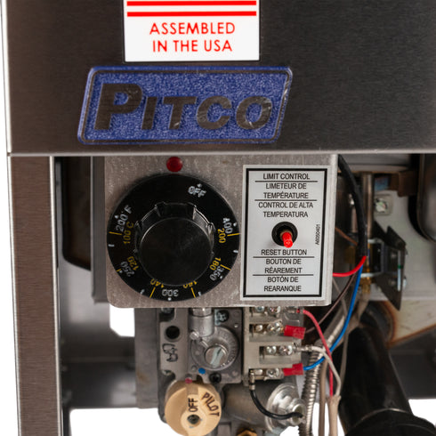 Pitco | Friteuse au gaz économique Solstice SG14, 50 lb, gaz naturel