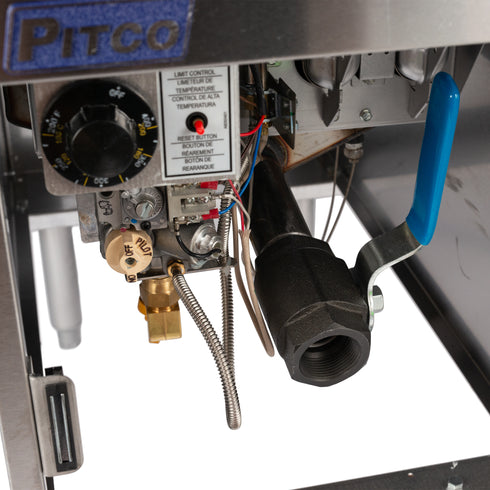 Pitco | Friteuse au gaz économique Solstice SG14, 50 lb, gaz naturel