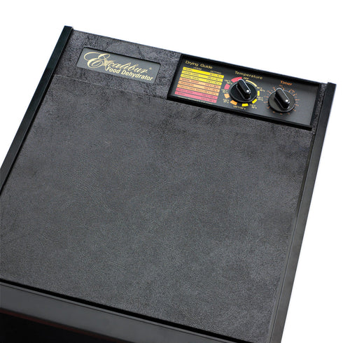 Excalibur 3926TB Deluxe Dehydrator with Timer, 9 Trays, Black, 120V