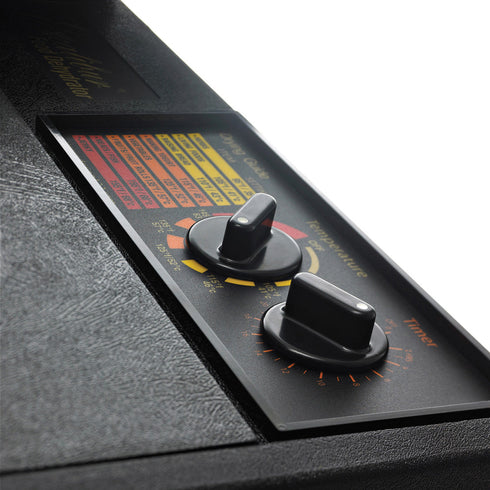 Excalibur 3926TCDB Deluxe Dehydrator with Timer, 9 Trays, Clear Door, Black, 120V