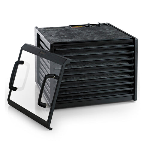 Excalibur 3926TCDB Deluxe Dehydrator with Timer, 9 Trays, Clear Door, Black, 120V