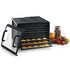 Excalibur 3926TCDB Deluxe Dehydrator with Timer, 9 Trays, Clear Door, Black, 120V