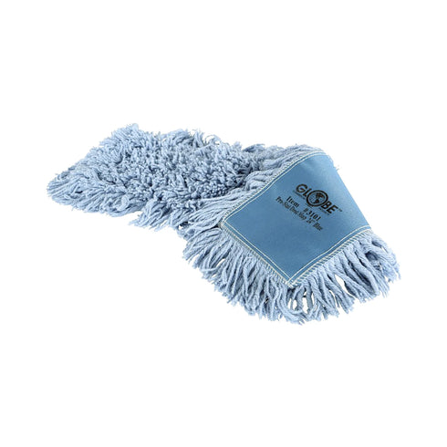 Globe Pro-Stat Slip-On Dust Mop Head, 24" x 5", Blue