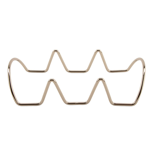 OBTENIR | Porte-tacos, 3 sections, acier inoxydable