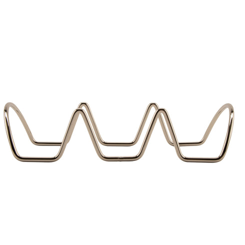 OBTENIR | Porte-tacos, 3 sections, acier inoxydable