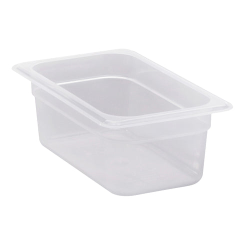 Cambro | Bac gastronome translucide de taille 1/4