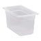Cambro | Bac gastronome translucide de taille 1/4