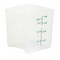 Cambro CamSquares FreshPro Storage Container, 4 qt, Translucent