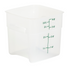 Cambro CamSquares FreshPro Storage Container, 4 qt, Translucent