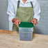 Cambro CamSquares FreshPro Storage Container, 4 qt, Translucent