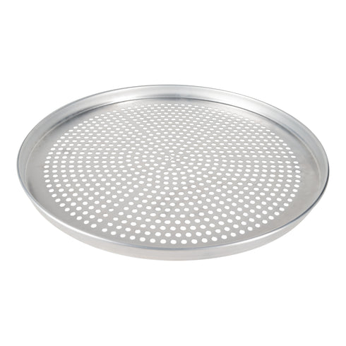 SignatureWares Deep Dish Perforated Pizza Pan, Aluminum