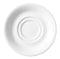 Continental China Plain White Double Well Saucer, 6" (24-pack)