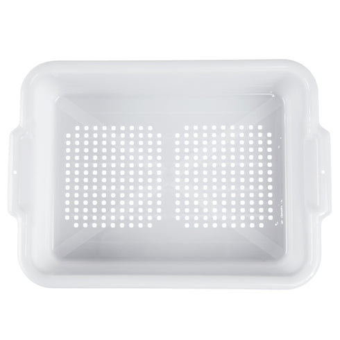 Vollrath | Bac utilitaire, perforé, 20" x 15", Blanc