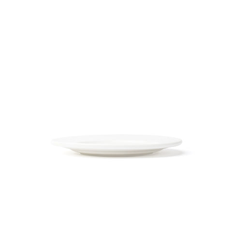 Browne Foundation Round Wide Rim Plate, 6.5", White (36-pack)