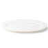 Browne Foundation Oval Wide Rim Plate, 11.75" x 8.5", White (12-pack)