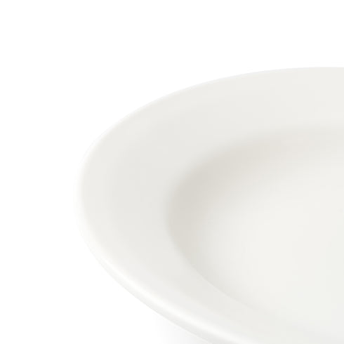 Browne Foundation Round Rimmed Bowl, 8.5 oz, White (36-pack)