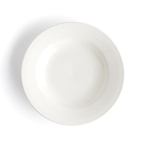 Browne Foundation Round Rimmed Bowl, 8.5 oz, White (36-pack)