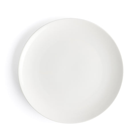 Browne / Assiette style coupe ronde modèle Foundation, 10" blanc, (paquet de 12)