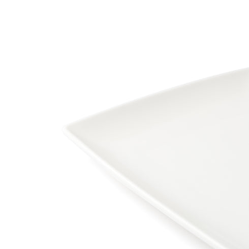 Browne Foundation Square Coupe Plate, 6.25", White (36-pack)