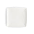 Browne Foundation Square Coupe Plate, 8", White (36-pack)