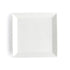 Browne / Assiette carrée large rebord modèle Foundation, 8.5", blanc, (paquet de 36)