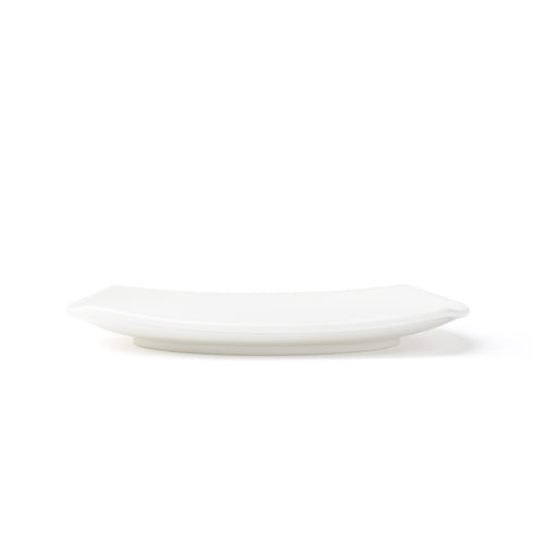 Browne Foundation Rounded Square Coupe Plate, 8.5", White (36-pack)