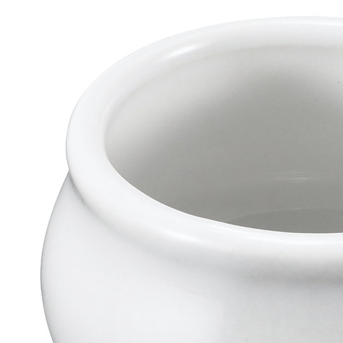 Browne Butter Pot, 2 oz, White