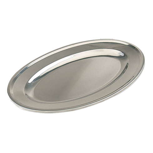 Browne | Plateau ovale, acier inoxydable