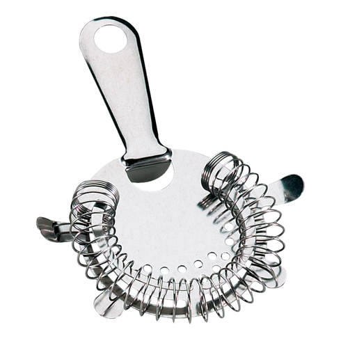 Browne Bar Strainer, 4 Prong, Stainless Steel