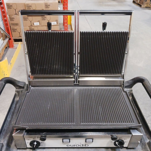 Eurodib PD3000 200 PD Series "R" Large Panini Grill, 220V, SCRATCH & DENT FINAL SALE