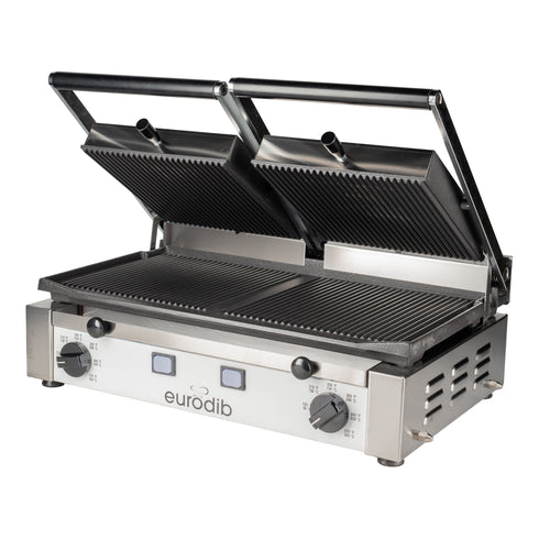 Eurodib PDR3000 220 PD Series "R" Large Panini Grill, 220V