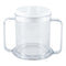 Parsons ADL Double Handle Clear Mug with Spout Lid, Plastic